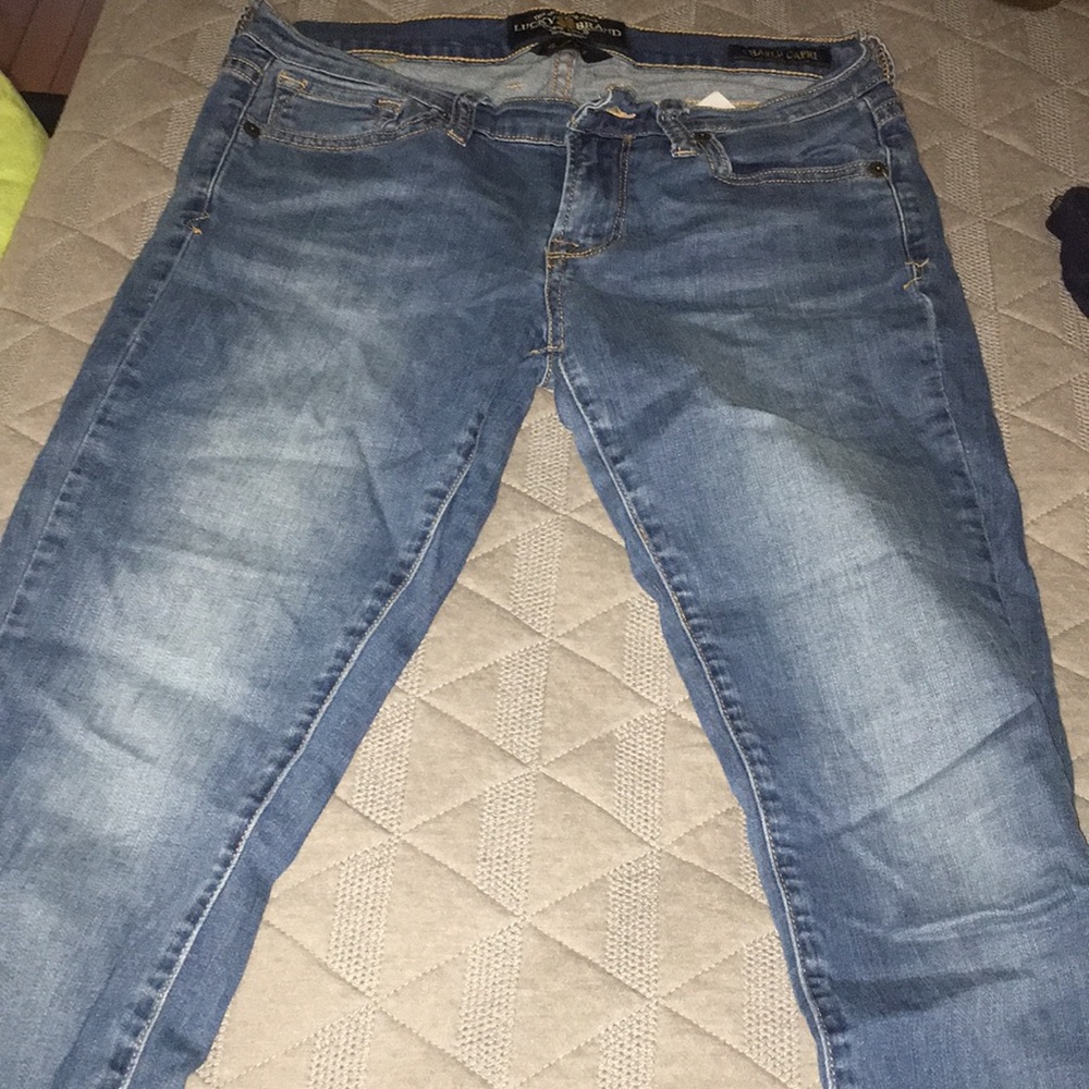 Lucky Brand cropped jeans sz 4